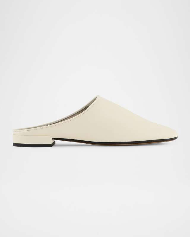 Soft Calfskin Ballerina Mules